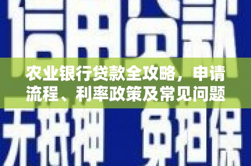 繁峙农业银行贷款全攻略，申请流程、利率政策及常见问题解析
