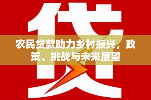 繁峙农民贷款助力乡村振兴，政策、挑战与未来展望