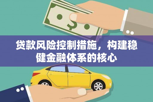 繁峙贷款风险控制措施，构建稳健金融体系的核心