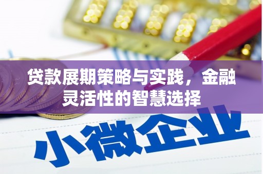 繁峙贷款展期策略与实践，金融灵活性的智慧选择