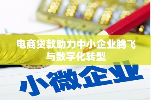 繁峙电商贷款助力中小企业腾飞与数字化转型