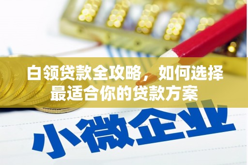 繁峙白领贷款全攻略，如何选择最适合你的贷款方案